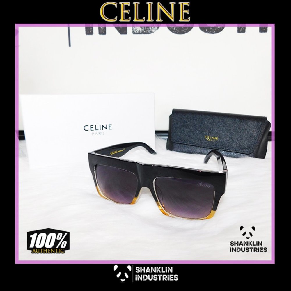 🤍🐼CÉLINE🐼🤍 Two Tone Gradient Sunglasses W/ Purple Lenses CL41756